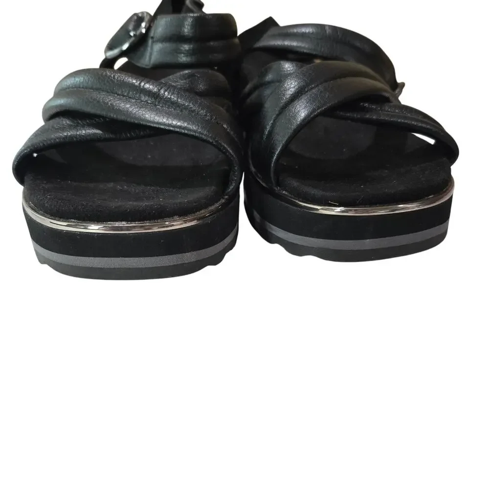 Vionic Reyna Wedge Sandal slide chunky Platform Y2K Arch Support Size 9 #900 - Picture 6 of 8